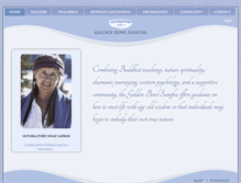 Tablet Screenshot of goldenbowlsangha.org